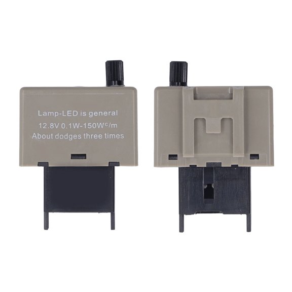 Riousery Electronic LED Flasher Relay 8 Pin Professional Motorcycle Flash Signal Controller Module 12.8VDC 150W for Turn Signal Indicator Fix (7.00 x 5.00 inches / 17.8 x 12.7 cm)
