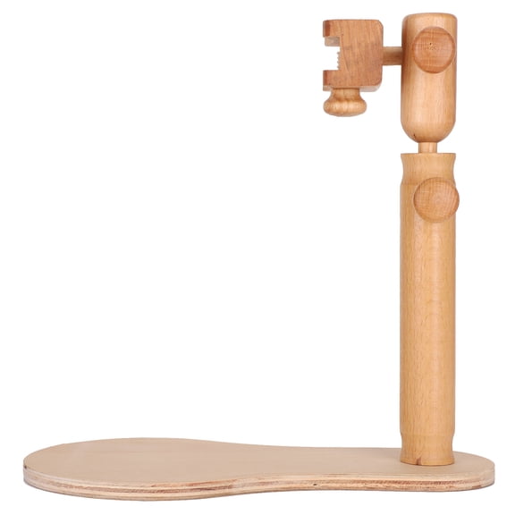 Riousery Embroidery Frame Holder Premium Wooden Hoop Stand DIY Craft Accessories for Cross Stitch Lovers Hand Embroidery Needlepoint Projects 11.6 inches / 29.5 cm Adjustable Tool
