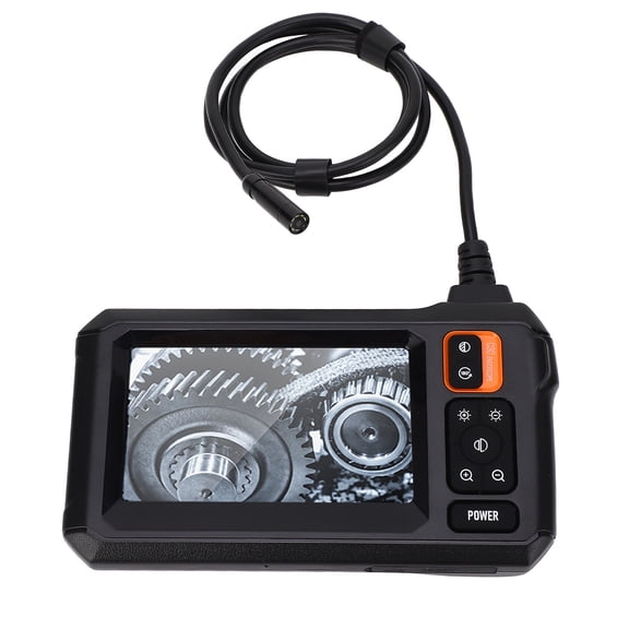 Riousery Endoscope Camera with Light 4.3inch IPS Screen 170 Degree Viewing Angle IP67 Waterproof HD Borescope Flexible Sewer Inspection Camera 1m / 3.3ft Snake Scope for Automotive Mechanical