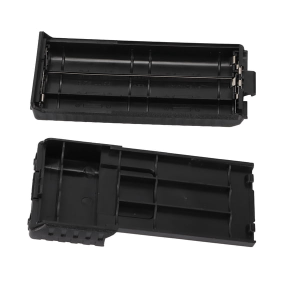 Riousery Extended Battery Box ABS 6xAA Walkie Talkie Battery Case for Baofeng UV-5R UV-5RE UV-5RA (4.5 x 2 x 1.2 inches / 115 x 50 x 30 mm)