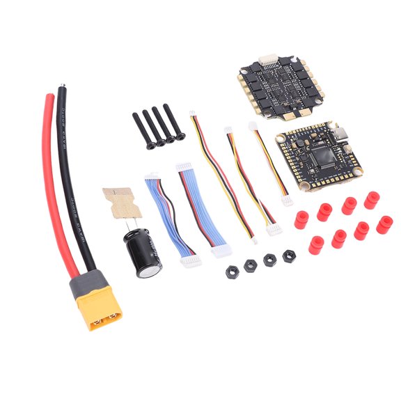 Riousery F405 F4 V3S PLUS Flight Controller 55A 65A Drone ESC Board with Receiver CNC Heat Sinks
