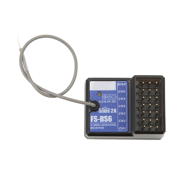 Riousery FS-BS6 2.4GHz 6CH RC Receiver AFHDS2A With Gyroscope Function for FS GT5 FS IT4S Transmitters RC Car and Boat Parts