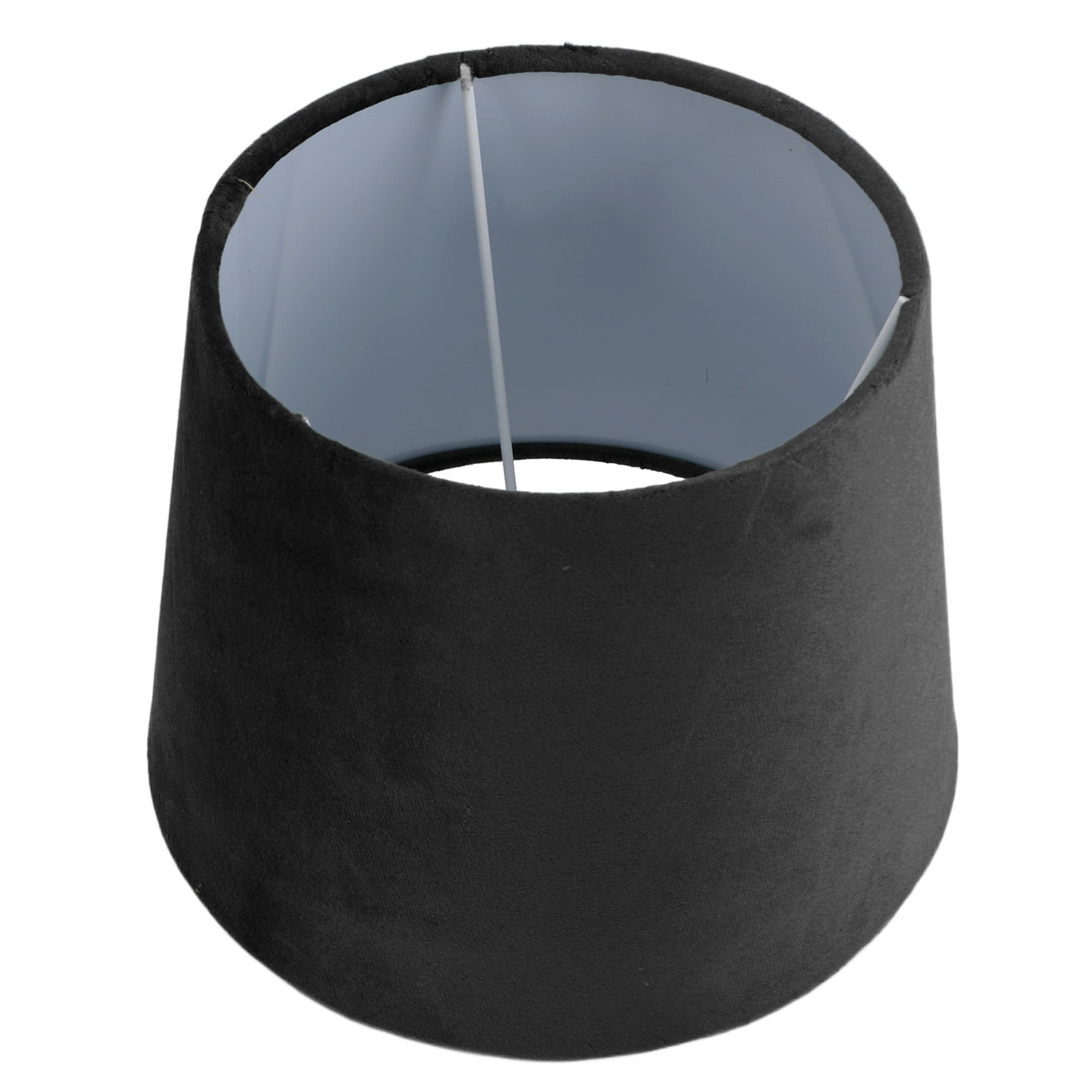 Riousery Fabric Conical Lamp Shade for Table Floor Light, E27 E14 Dual Use Hand Crafted, Black, 8.5 inches / 21.5 cm Bottom