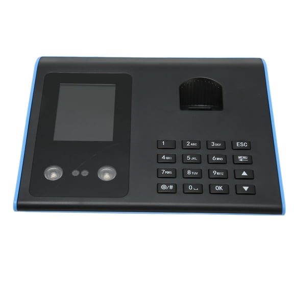 Riousery Face Fingerprint Time Attendance Machine Biometric Employee Time Clock System 100-240V EU Plug (7.3 inches / 18.5 cm) [cite: 2, 8, 12]