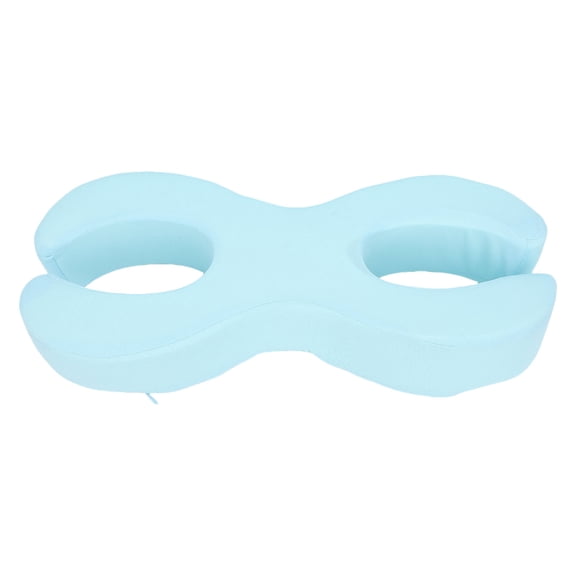 Riousery Face Down Pillow Ergonomic Anti Face Crushing Soft Memory Foam Deep Sleeping Pillow for Side Sleeper Travel Pillow Blue 6CM (14.17 x 7.09 in / 36 x 18 cm)