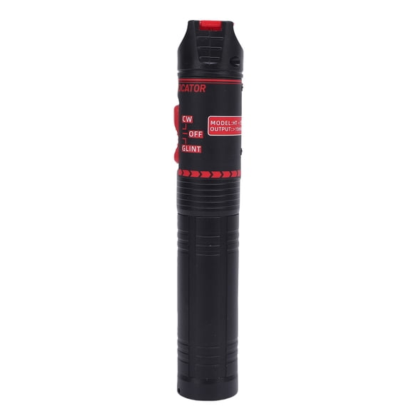 Riousery Fiber Optic Visual Fault Locator 15KM 2.5mm Universal Connector Rechargeable Network Tester Light Pen with Built-in 500mAh Battery Aluminum Alloy VFL Tool for CATV Telecommunications