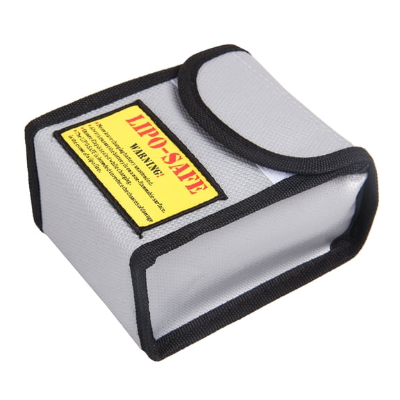 Riousery Fireproof Explosion-Proof Lipo Battery Safe Bag Portable Heat Resistant Storage Pouch Sack for DJI Phantom 4 Pro Charge & Storage 4.5 x 3.9 in[cite: 1]
