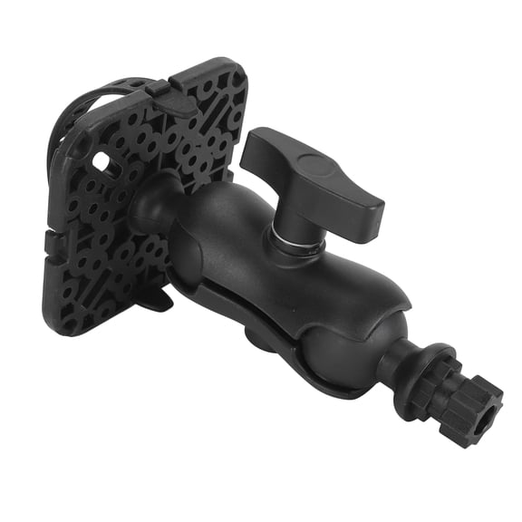 Riousery Fish Finder Mount Base Universal 360 Rotation Ball Mount Electronic Bracket Hex Base Adjustable Holder for Garmin Marine Boat Kayak Pontoon Canoe Accessories 17 inches / 43.18 cm