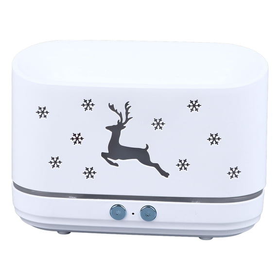 Riousery Flame Aroma Diffuser 300ml USB Ultrasonic Humidifier, Simulation Fire Light Essential Oil Diffuser (11.8 inches / 30 cm) for Home Office Bedroom Relaxation, Quiet Mist Maker