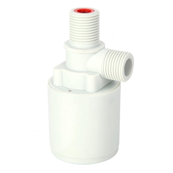 Riousery Floating Ball Valve Inside Inlet Tank Automatic Water Level Control Plastic G1/2in (1.27 cm) For Water Tanks Sinks And Pools Complete Kit With Tape And Elbow Easy Setup Reliable Operation
