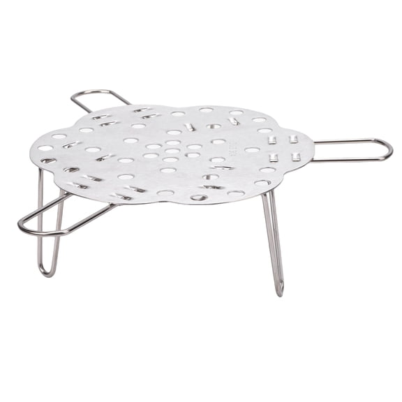 Riousery Foldable Expandable 304 Stainless Steel Steamer Basket Multipurpose Baking Cooling Steaming Grilling Canning Rack for 7 to 10 Inch Pot (9.53 inches / 24.2 cm)