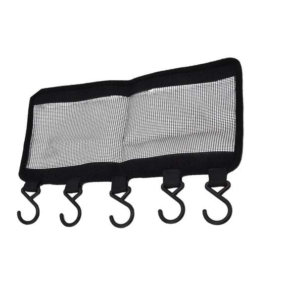 Riousery Foldable Travel Hanger, 5-Hook Collapsible Clothes Drying Rack for Camping & Vacation - Lightweight Plastic Design