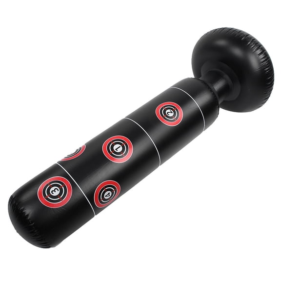 Riousery Freestanding Inflatable Boxing Column for Adults and Children, 61 Inches / 155 cm Heavy Punching Bag for Fitness Kickboxing, MMA, Stress Relief, Home Gym Workout Equipment