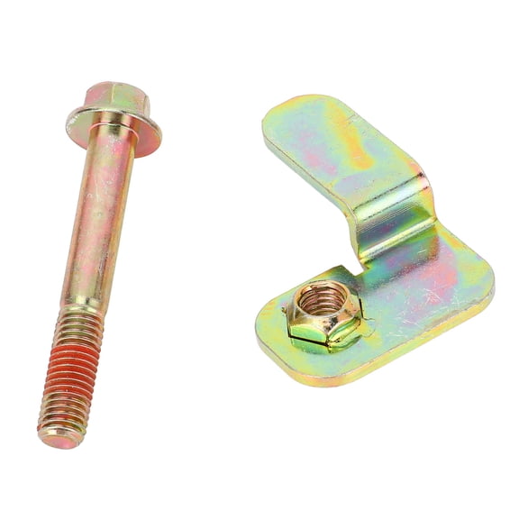 Riousery Front Track Bar Bolt and Flag Nut Retainer Replacement Hardware Kit Secure Fixation Enhanced Safety for Jeep Cherokee Grand Cherokee Comanche Wrangler Metal Gold