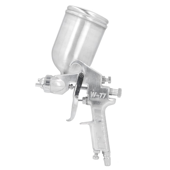 Riousery G1/4 Pneumatic Air Paint Sprayer Tool 400ML Gravity Feed Paint Spray Gun for Automotive Industrial Marine Wood Work Latex Primer Topcoat Spraying Home Improvement Projects