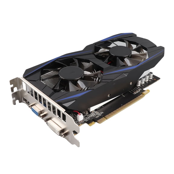 Riousery GTX1050Ti Dual Fan Desktop Computer Graphics Card 128bit 4GB DDR5 700MHz - High Performance Gaming and Video Editing PC GPU (24.00x15.00x6.00 inches / 60.96x38.10x15.24 cm)