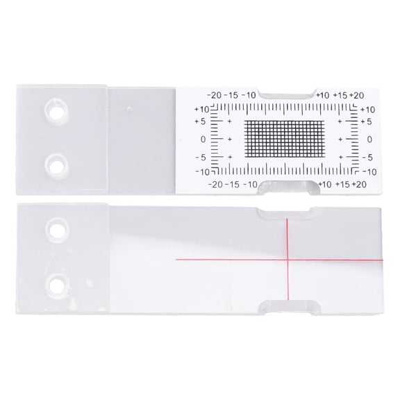 Riousery Gap Measuring Instrument Acrylic Building Wall Standard Crack Monitor Corner Crack Comparison Caliper