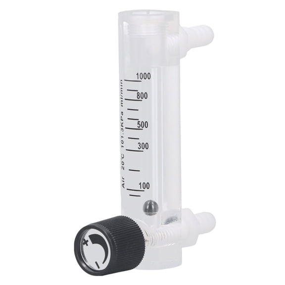 Riousery Gas Flow Meter Tester Air Adjustable Panel Measure Control Flowmeter 100-1000ml/min for Commercial Use