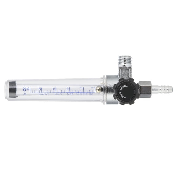 Riousery Gas Shielding Welding Carbon Dioxide Argon Flow Meter Plastic Tester Tool Accessory for Measurement, 0.25MPa 36 PSI