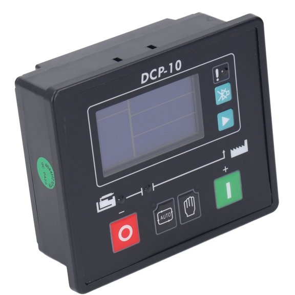 Riousery Generator Set Controller Self Starting Automatic LCD Screen Control Panel Module 8-35V 180mA for Ships Electric Power Communications Replacement Accessories (16.00 inches / 40.64 cm Length)