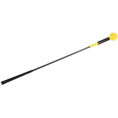 Riousery Golf Swing Trainer Indoor Practice Power Strength Tempo Training Aid Club, 45.3 inches / 115 cm, Yellow