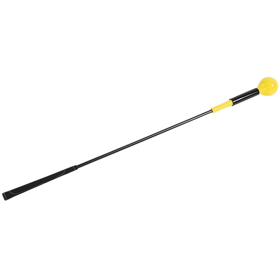 Riousery Golf Swing Trainer Indoor Practice Power Strength Tempo Training Aid Club, 45.3 inches / 115 cm, Yellow