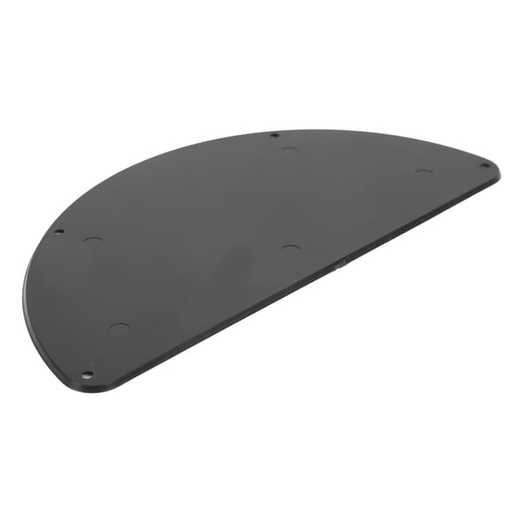 Riousery Guitar Cavity Cover Plate Plastic Black 4 Holes Pickguard Back Cover Replacement Part for Bass Guitar, Essential Musical Instrument Accessories for Protection, 1 Piece (7.09 x 3.94 in)