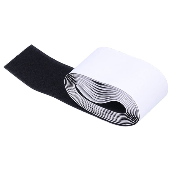 Riousery Guitar Effect Pedal Mounting Tape 2 Meters / 78.7 Inches High Strength Nylon Fastener Rack Board Accessories Rough Surface Only For Electric Bass Musicians Replacement[cite: 1]