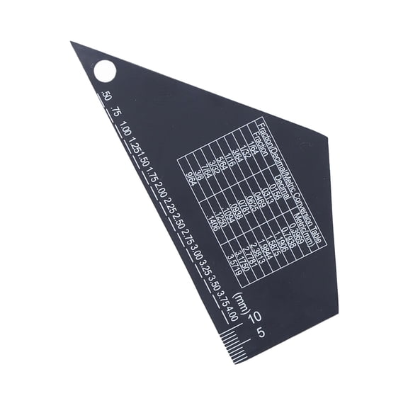Riousery Guitar String Action Gauge Ruler Tool, Stainless Steel 3-in-1 Luthier Setup Tool for Electric Guitar, Bass, Acoustic, Banjo, and Mandolin (3.15 inches / 8.00 cm)