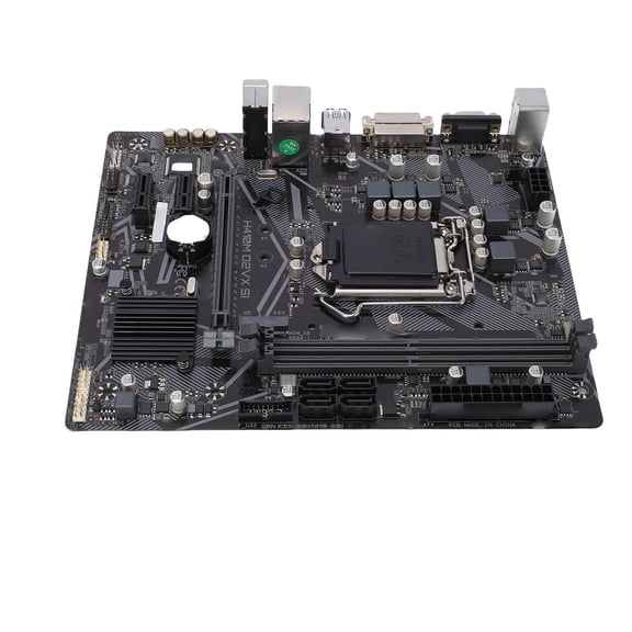 Riousery H410M-D2VX-SI M-ATX Computer Motherboard, LGA 1200 Socket for 10th Gen Intel CPU, Dual Channel DDR4, PCI-E 3.0, 8.9x7.3 inches / 22.6x18.5 cm Desktop Mainboard