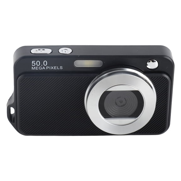 Riousery HD Digital Camera Autofocus 16X Zoom 50MP Image 1080P Recording Vintage Camera Support Video and Photo Transfer Black Lightweight Portable Screen Size 2.2 inches / 5.58 cm