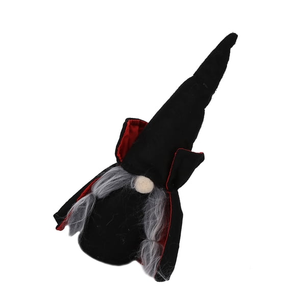Riousery Halloween Female Vampire Doll Cute Standable Gnome Plush with Pointed Hat Durable Festive Dwarf Figurine for Home Party Bar Decor Spooky Companion (10.6 in / 26.9 cm)