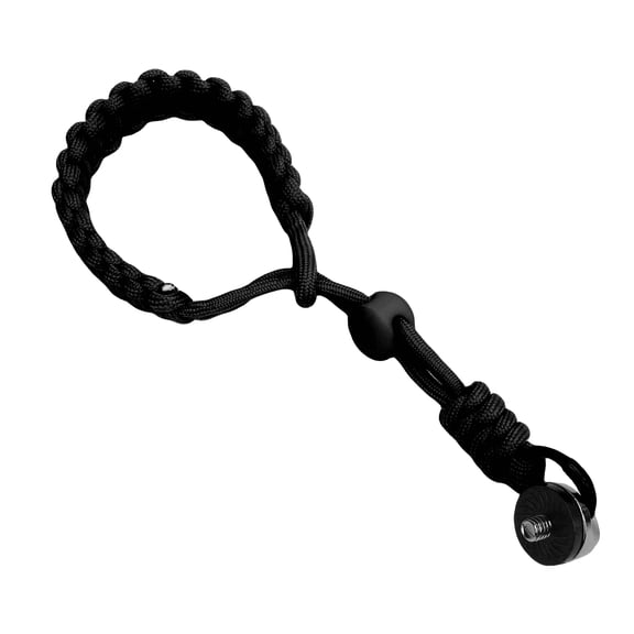 Riousery Hand Wrist Strap for POCKET 3 Camera, 7.5 inches / 19 cm Polyester Anti-Lost Handheld Action Camera Lanyard with 1/4 inch Screw, Black