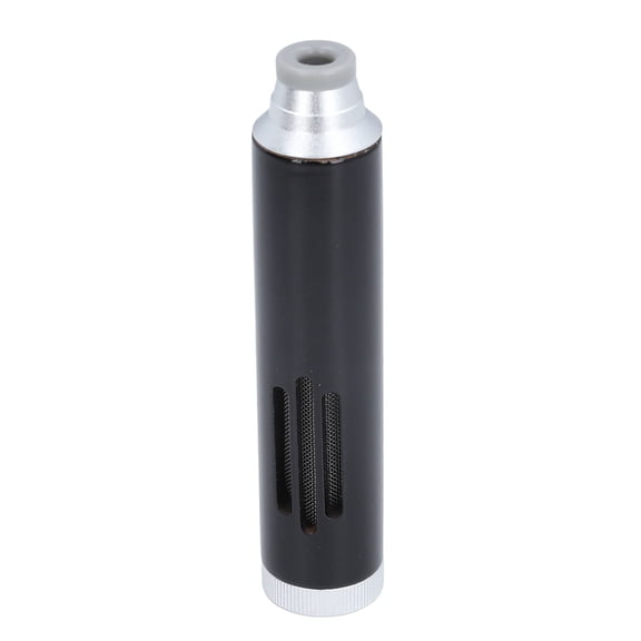 Riousery Handheld Car Ashtray Windproof Leakproof Large Capacity Portable Smokeless Ash Tube with Lid for Home Office Travel Auto Vehicle Outdoor Use Silver Black Design