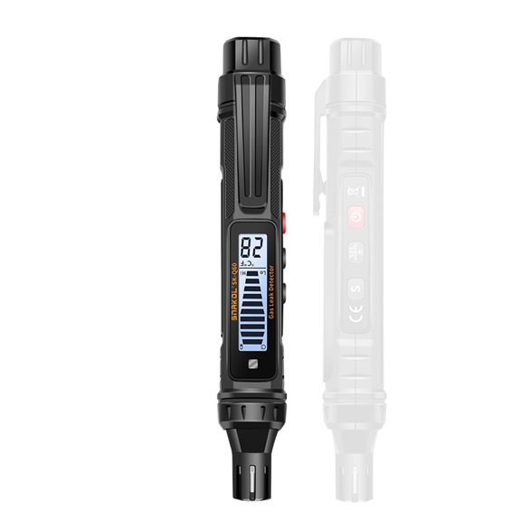 Riousery Handheld Combustible Gases Leak Detector Natural Gases Leakage Tester Portable Concentration Test Meter with Sound Light Alarm Function