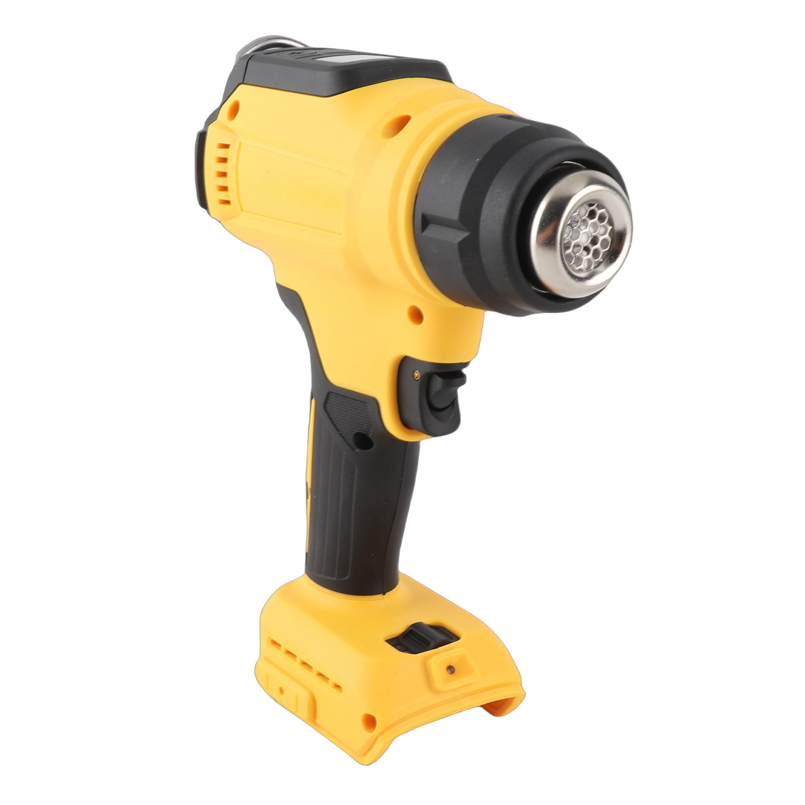 Riousery Handheld Rechargeable Cordless Heat Gun 300W, Fast Heating 30-550℃ / 86-1022℉ with 3 Nozzles, Industrial Hot Air Tool for Shrink Wrapping & Crafts, Compatible with DCB200 18V Battery