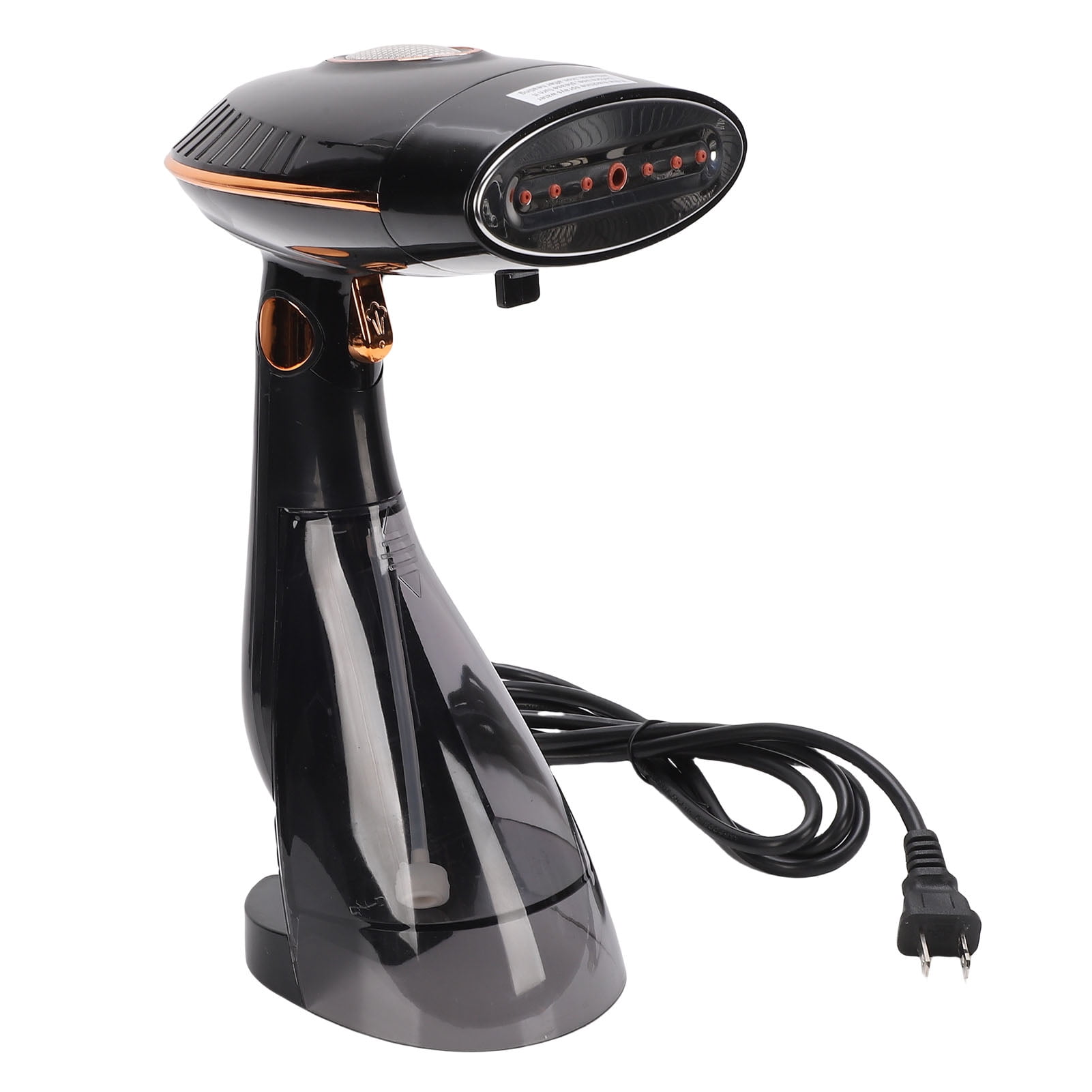 Riousery Handheld Steam Iron 45s Fast Heating 288ML Detachable Water Tank, Portable Foldable Steam Ironing Machine (11.8 x 9.1 inches / 30 x 23 cm) with Auto Shut-Off for Home Travel Use, Black