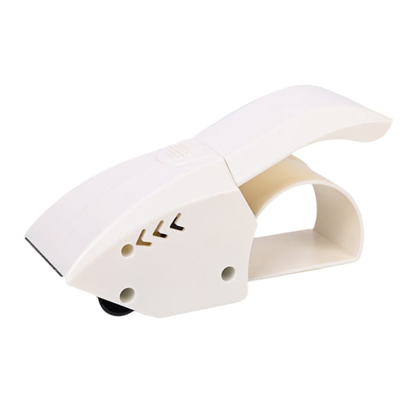 Riousery Handheld Tape Dispenser Packing Tape Cutter Manual Box Sealer Packaging Parcel Tool White