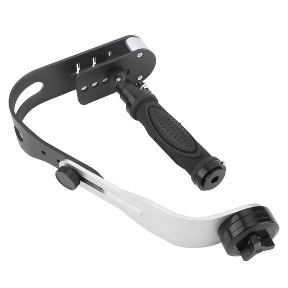 Riousery Handheld Video DSLR Camera Stabilizer Aluminum Alloy Bow Shape Stabilizer with Handle