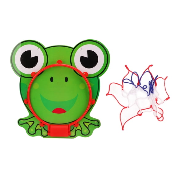 Riousery Hanging Basketball Hoop Mini Plastic Set with Net Ball for Indoor Outdoor Toy Sports Game Frog (11.8 inches / 30.00 cm) [cite: 1, 12]