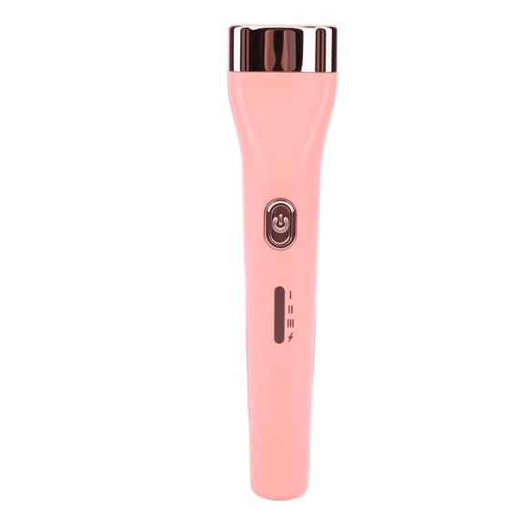 Riousery Heated Eyelash Curler, 3 Temperature Settings 10S Quick Heat Up Electric Lash Curling Tool with Anti Scald Double Sided Comb Teeth, Rechargeable Eye Makeup Applicator, Pink