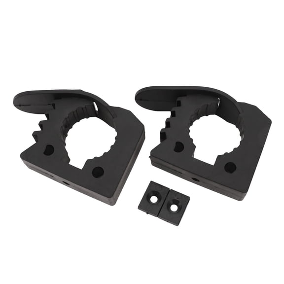 Riousery Heavy Duty Rubber Clamp Mount Quick Release Clamp Grip, 2 Pack Multi-Purpose Shovel Holder Tool Mounts for 1 Inch to 1.5 Inches (25mm-40mm) Diameter Tools, Universal Fitment Redefined