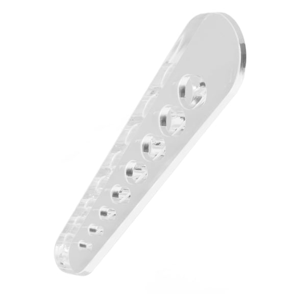 Riousery Herb Stripper 8 Holes Kitchen Leaf Stripping Tool, Premium Acrylic Mincer and Peeler for Kale, Collard Greens, Thyme, Basil, Rosemary, and More