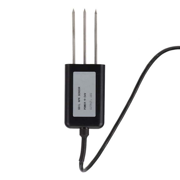 Riousery High Precision Soil Nutrient Intelligent Fertilizer Detector Electric Tester Meter NPK Sensor with RS485 Comm Waterproof IP68 for Greenhouse Garden Farming 5.5 inches / 14 cm