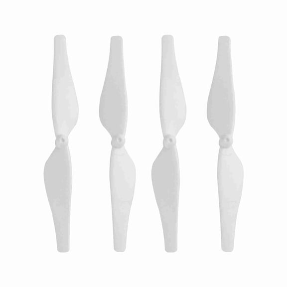 Riousery High Quality Carbon Fiber Replacement Propeller Blades Set for DJI Tello Drone Quadcopter, Ultra Light Weight Aerodynamic Design, White Color, 4 Count (2 Pairs)