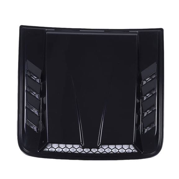 Riousery Hood Air Vent Grille Universal Bonnet Air Vents Engine Hood Air Intake Cover Replacement for Ram 1500 2500 3500 Chevy Silverado Ford F-250 F-350 Trucks 21.26 inches / 54 cm Glossy Black