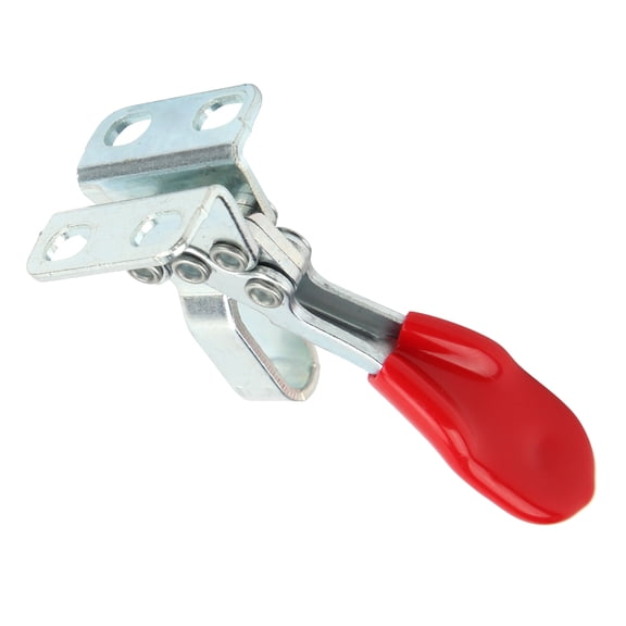Riousery Horizontal Quick Fixture Toggle Clamp GH-201 Galvanized Alloy Steel Carpentry Hand Release Tool 27kg (59.5 lbs) Holding Capacity Heavy Duty Woodworking Clamps[cite: 1]