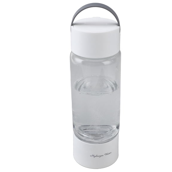 Riousery Hydrogen Water Bottle 380ml 1500ppb PCTG Portable Ion Membrane Hydrogen Rich Water Generator Cup for Home Fitness Office Travel 8.43 x 2.87 inches / 21.4 x 7.3 cm