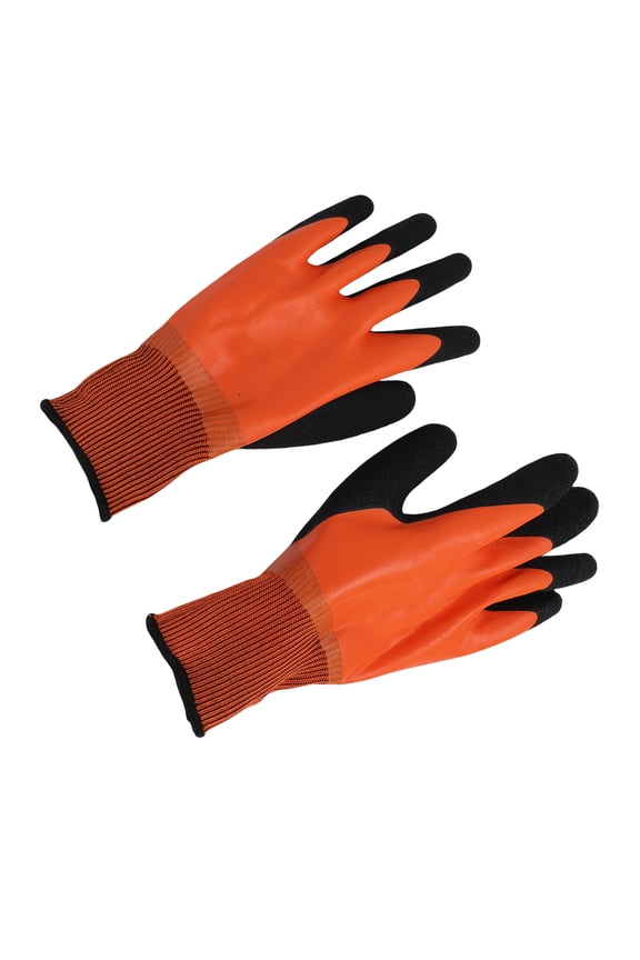 IG-1000V Orange Insulated Electrician Work Gloves Rubber Anti Slip Prevent Shock, 1 Pair