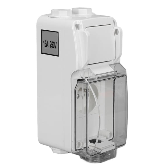 Riousery IP66 Waterproof Socket ABS Shell Toggle Switch Outlet Combination French Standard 250V 16A (7.48 inches / 19 cm)